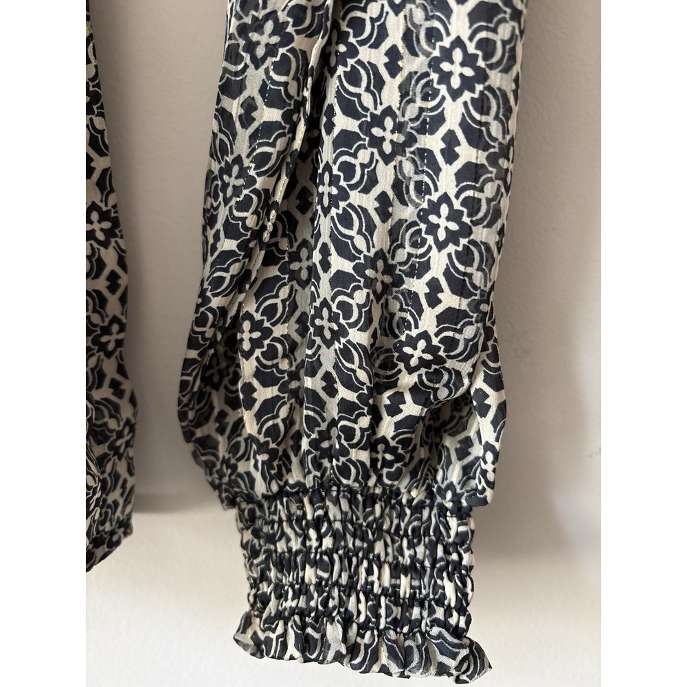Lost + Wander Mira Mock Neck Top - M - Picture 8 of 11